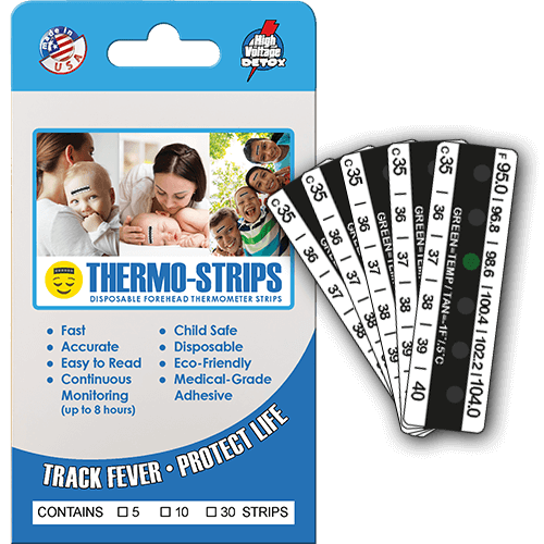 disposable thermometer strips